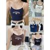 Американский ретро-халтер-маленький жилет женский летний Spice Girls Design Sense без рукавов короткий облегающий внутри топ для ношения на улице