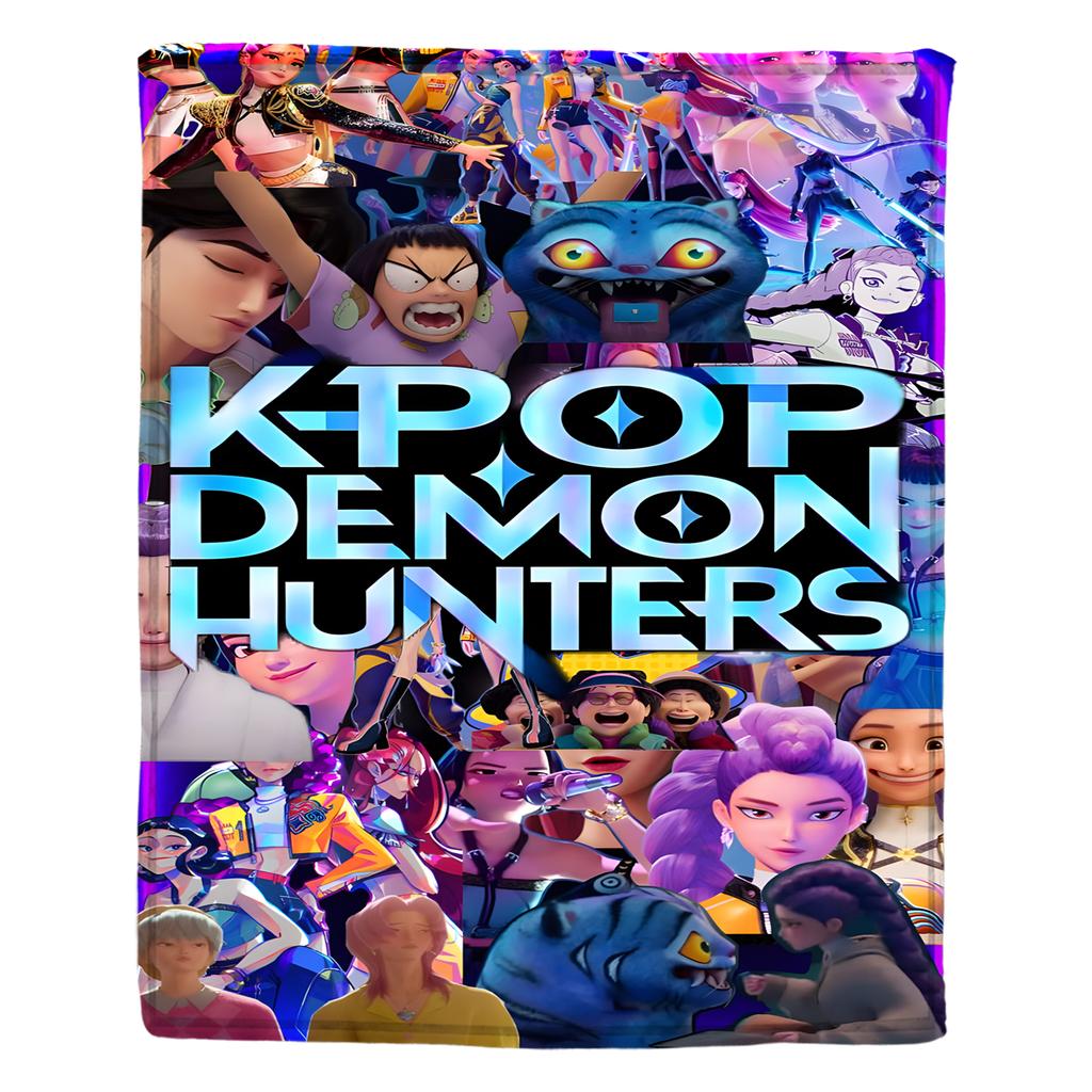 Flannel Digital Printed Blanket Conditioning Blanket Sofa Blanket Girl Gift