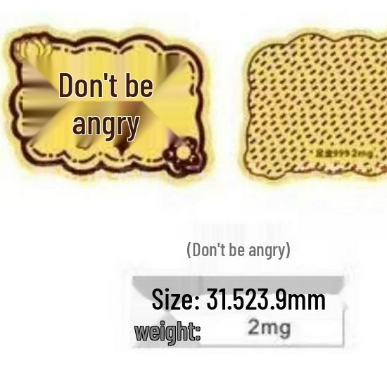 Shuibei 999 Pure Gold Princess Phone Sticker & Magnet Set - Prosperity, Peace, and Joy Design