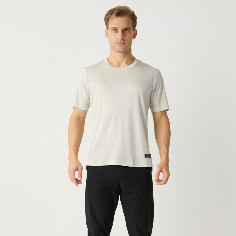 Тренировочная одежда Ice Touch с охлаждающим эффектом C2JAC101 серо-серебристый [Mizuno] Футболка