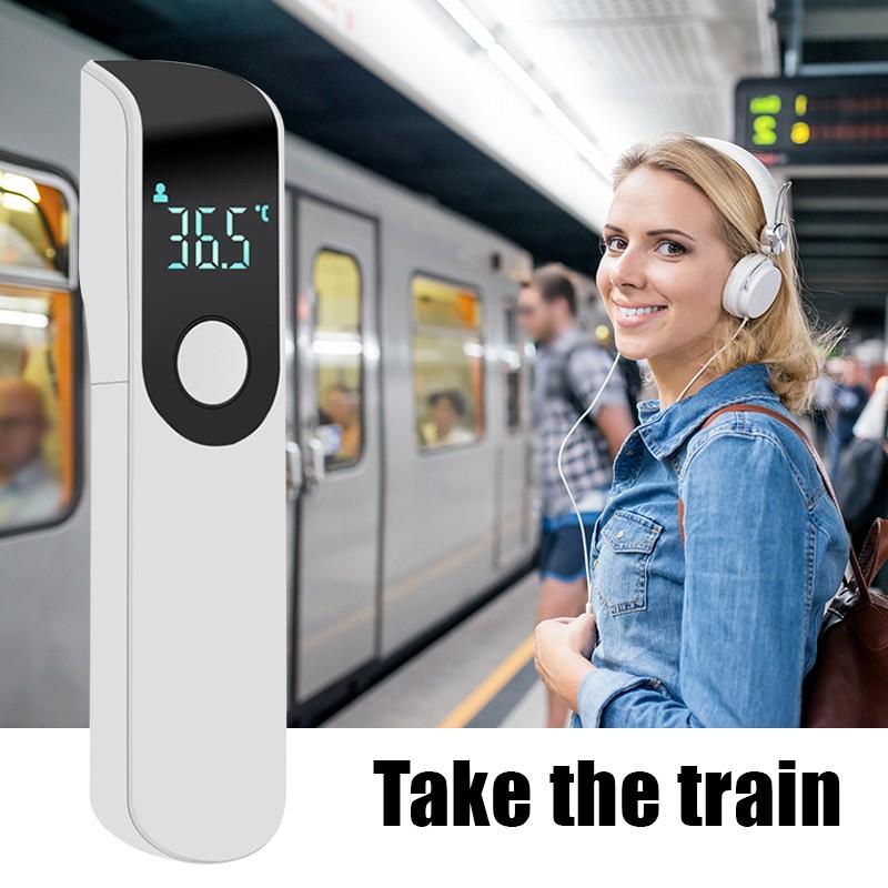 Бесконтактный цифровой портативный инфракрасный термометр для измерения температуры тела и поверхности с ЖК-дисплеем