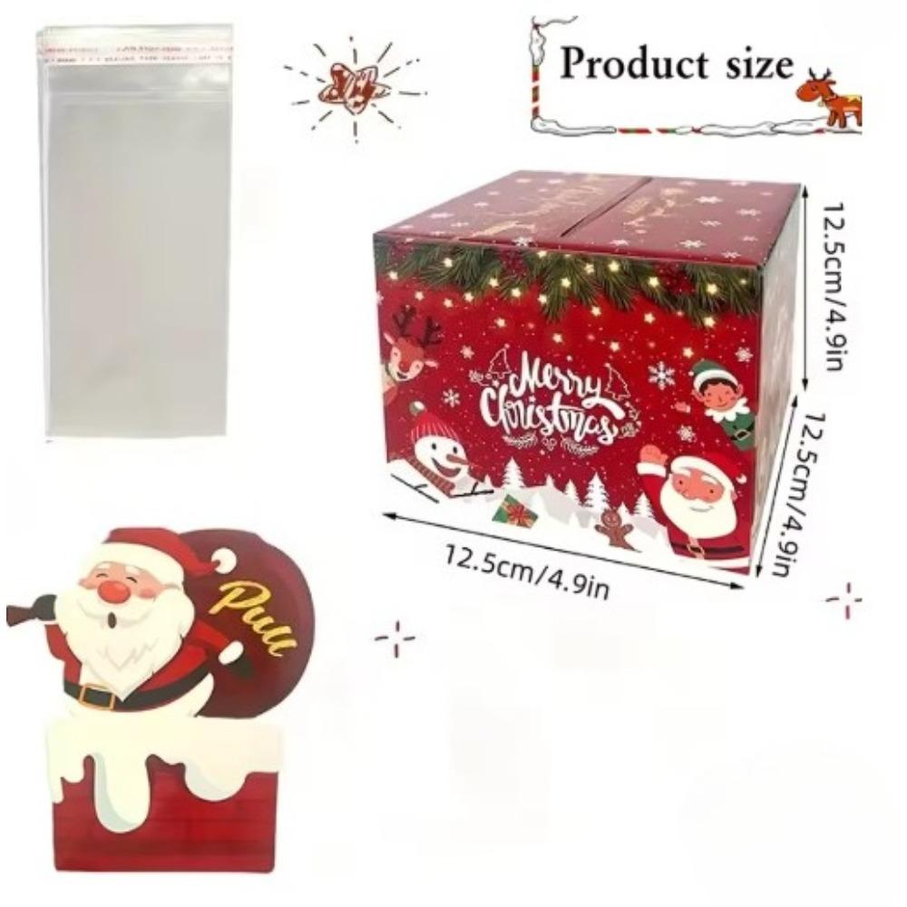 Christmas Money Pull-Out Gift Box Red Christmas Surprise Money Box Kids Adults Favors Gifts Fun Surprise Cash Holder Cash Box