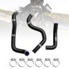 Silicone Radiator Coolant Hose Kit For Street Triple 765 R RS 2020-2022 Black