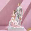 Lovers Figurines, Couple Sculpture,Valentine's Day Ornament,Character Statue for Engagement,Theme