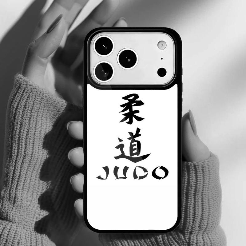 Judo Colorful Cute Phone Case for iPhone 17 16 15 14 13 Pro Max Back Cover for 12 11 Pro Coque