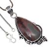 Pendant Designer Jasper Gemstone Valentine'Day Gifted Silver Jewelry 2.25"