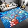 1pc Cartoon Rockman Game Megaman2 Entrance Mat, Non-Slip Mat Area Rug,Room Decor, Outdoor Decor, Kitchen Rug,Doormat - Machine Washable, Easy to Clean