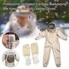 Thickened Bee Repellent Clothing Anti-Bee Leather Glove Thick Protective Clothing Suit Beekeeper