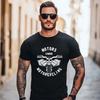 Bosh suyagi futbolkasi erkaklar qora futbolka moda mototsikl pank 3D bosma hip-hop erkaklar futbolkasi kiyim kundalik salqin rok ko'cha kiyimi futbolkalar
