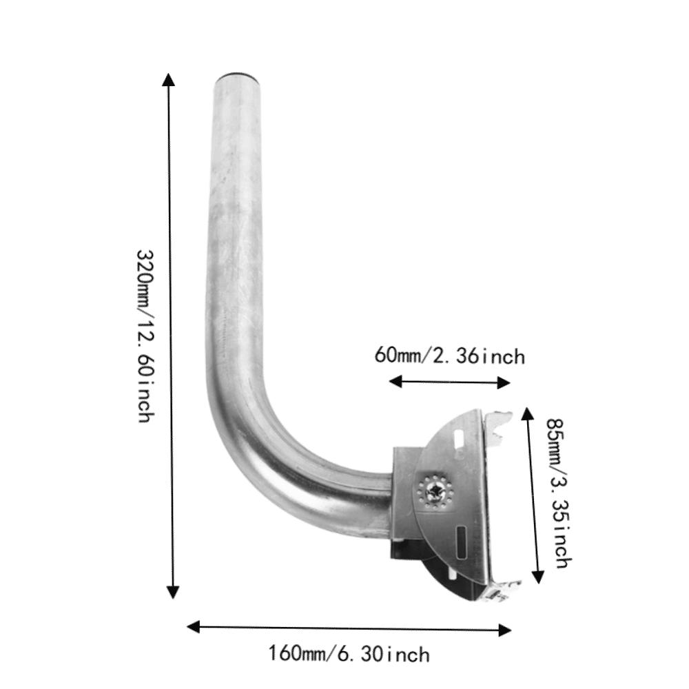 Pole and Wall-Mounted Antenna Mounting Bracket Adjustable J-Pole Antenna Mast CPE Client Bridge