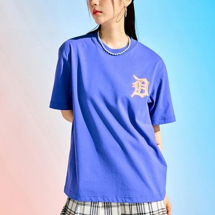 New MLB DET T Shirts Unisex Purple 3ATSL0233-46PPS