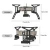 6000W Windproof Camping Gas Stove Folding Camping Gas Burner for Camping Hiking Travel