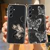 Чехол для Samsung Galaxy A36 5G Для Galaxy A16 A26 A36 5G Ударопрочный Кот Мягкий Прозрачный ТПУ Силикон Задняя крышка телефона GalaxyA36 Чехол