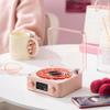Ретро Виниловый Проигрыватель Белый Шум Bluetooth Проигрыватель Колонка Портативная Стерео Помощь для Сна Беспроводная Система Объемного Звука
