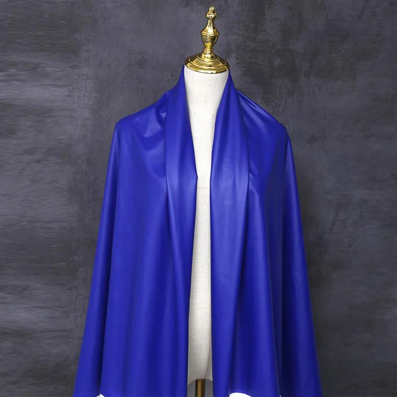 1/2/3/5M Matte Soft Leather Fabric Elastic 4-Way Stretch Faux PU Fabrics For Dress Clothes Upholstery  DIY Sewing Accessories