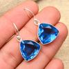 Tanzanite Gemstone 925 Sterling Silver Jewelry Handmade Earrings For Wedding Gift