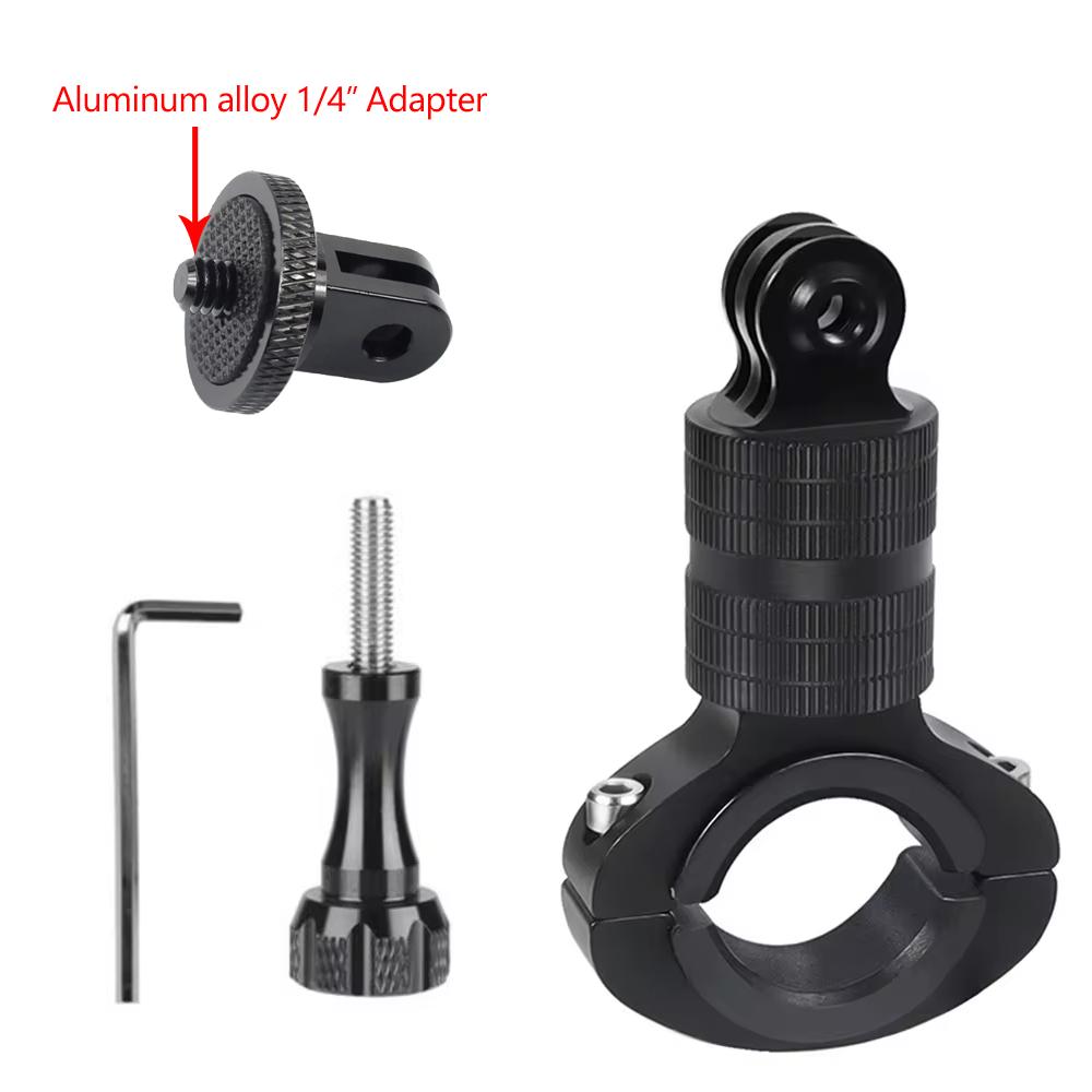 Алюминиевый держатель для руля мотоцикла и велосипеда для GoPro Hero 12 11 10 9 8 Insta360 X3 X4 SJCAM DJI Osmo Action 4 3 Аксессуары для камер