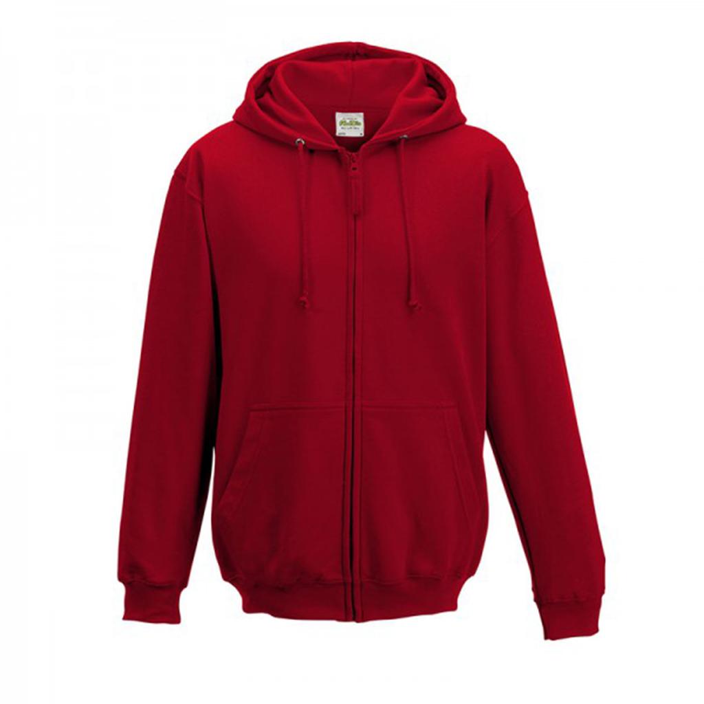 Awdis Plain Mens Hooded Full Zip Hoodie / Zoodie