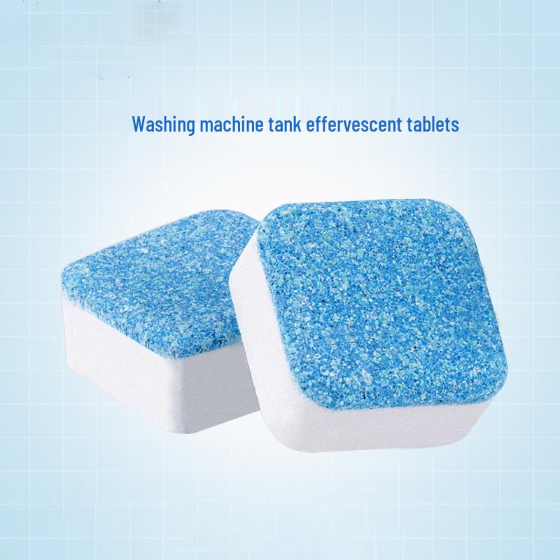 Таблетки для очистки барабана стиральной машины - Фронтальная загрузка, Шипучие, Стерилизующие и дезинфицирующие, 12 штук