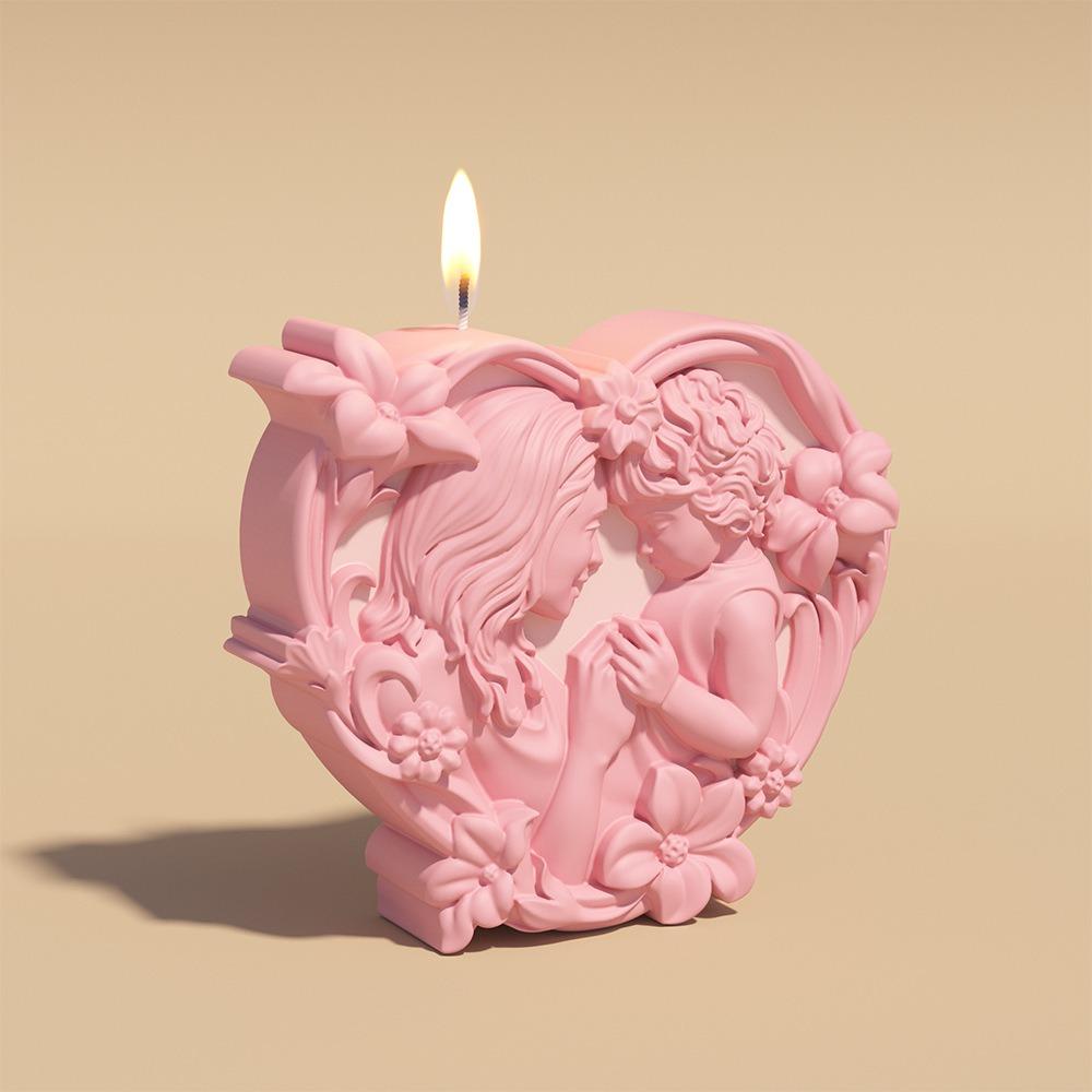 DIY Mother With Baby Statue Silicone Mold Hands Heart Silicone Mold Hand Hold Feet Candle Mould
