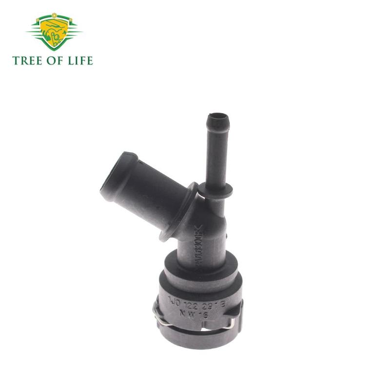 For 1998-2005 VW Jetta Golf 1.6 2.0 2.3 1.9T Water Tube Connector To Heater Core Coolant Outlet Flange Connector 1J0 122 291B
