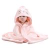 Bath Towel Super Soft Cartoon Design Absorbent Comfortable Touch Baby Hooded Bath Towel Bathrobe Swaddle
