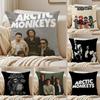 Модная Классная A-Arctic Monkeys Группа Иконическая Наволочка Подушка Антипылевой Невидимая Молния Короткий Плюш Диванная Подушка