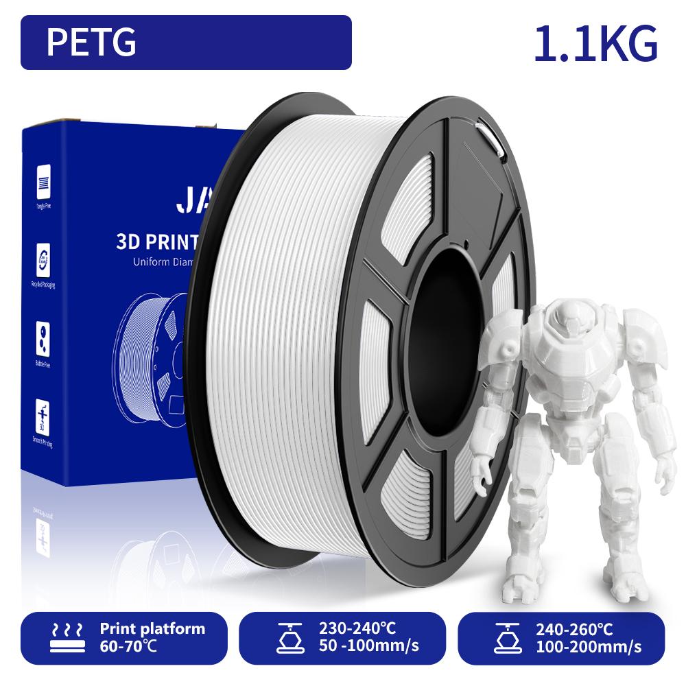 JAYO 1100G 3D HS PETG/ PLA/PETG/PLA+/PLA Meta/PLA Matte Filament 1.75mm 3D Printing Materials for 99% 3D FDM Printer & 3D Pen