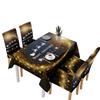 Рождественская скатерть для стола, чехол для обеденного стола на домашнюю вечеринку, скатерть с принтом, праздничное украшение
