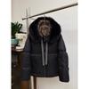 2026 Fall Winter Womens Hooded Down Jacket With Faux Fur Trim White Duck Warm Coat