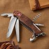 Victorinox Многофункциональный нож Ranger Wood 55 для активного отдыха, большой клинок с фиксатором, открывалка для бутылок, швейцарский мультитул с 10 функциями, компактный, простой в