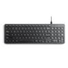 Perixx Keyboard Wired Pantograph Key Slim Design Type C Hub X 2 Included Guaranteed English Layout Black PERIBOARD-215BUS USB-A & [Genuine Product]