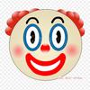 Clown Decal Iron On Heat Transfer Printing Vinyl Patches Sticker for Clothes DIY Appliques Washable Patches
