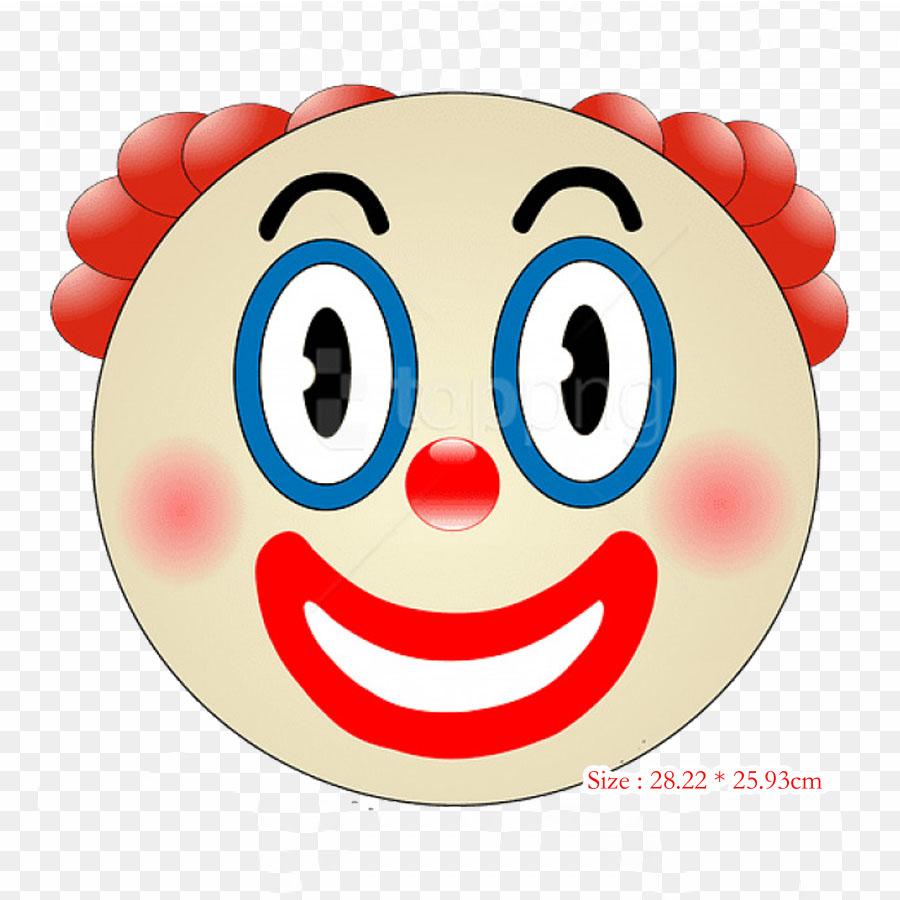 Clown Decal Iron On Heat Transfer Printing Vinyl Patches Sticker for Clothes DIY Appliques Washable Patches