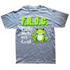 Funny Frog God Christian Lovers T Shirts Men Women Pure Cotton Humor Streetwear Tee Shirt Short Sleeve Unisex Loose Clothing