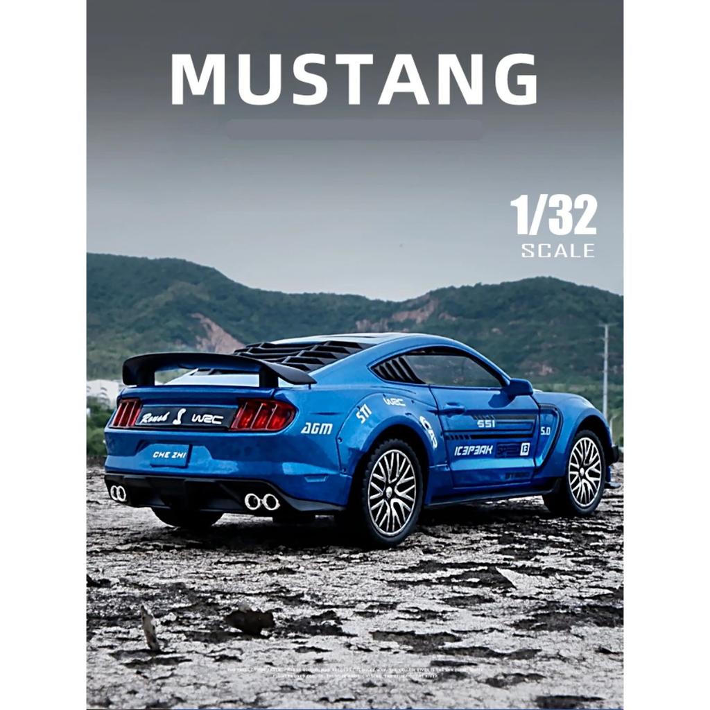 1/32 Ford Mustang Shelby GT500 Alloy Sports Car Model Diecast & Toy Vehicles Metal Car Model Simulation Collection Children Gift