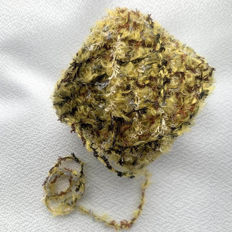 1 шт. цветная стильная пряжа с перьями, пушистая мягкая пряжа, клубок, принадлежности для вязания крючком своими руками