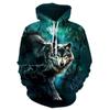 Animal Wolf 3D Printed Hooded Sweatshirts Men Women Fashion Casual Oversized Pullover Hip Hop Harajuku Streetwear Hoodies