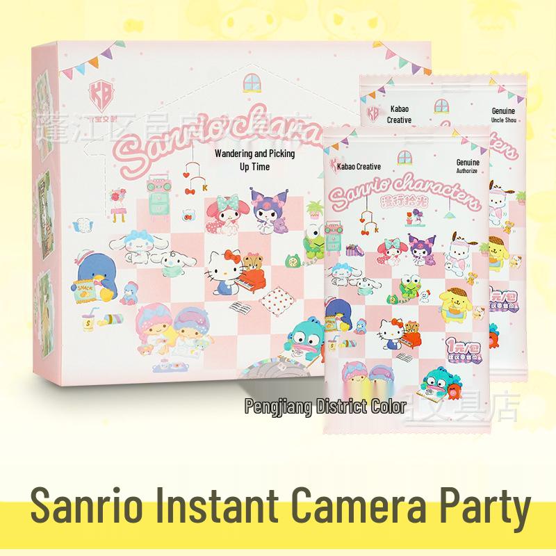 Серия 7 карточек для моментальной камеры Sanrio Kuromi Family - Полная коробка