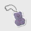 Affirm Grid Fur Kobe-фиолетовый (Брелок для ключей), популярная фраза в Корее