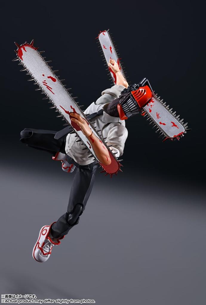 TAMASHII NATIONS Человек-бензопила Примерно 150 мм ПВХ АБС Окрашенная Подвижная фигурка S.H.Figuarts [ЛУЧШИЙ ВЫБОР] &