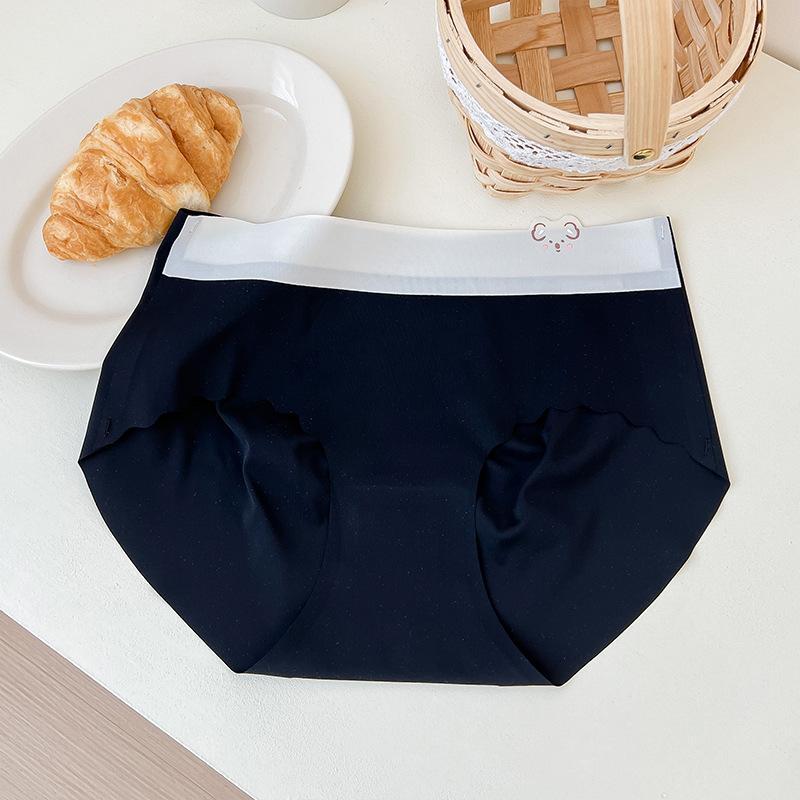 Женские трусы, бесшовное нижнее белье из ледяного шелка, милые, приятные для кожи, удобные трусики с подтяжкой бедер