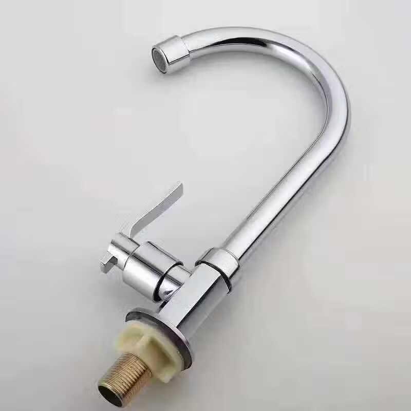 TLXT Kitchen Wall-Mounted Faucet with 360° Swivel Spout