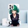 Чехол для телефона One P-Punch-Man Tatsumaki Для IPhone 16 17 Air 16E 15 14 Plus 13 Mini 12 11 Pro Max 7 8 + SE 2020 Мягкая задняя крышка из ТПУ
