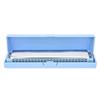 24-Hole Professional Mouth Organ, Diatonic Harp, Loud Sound C Key Harmonica, for Students, Children, and Home Entertainment (Blue)