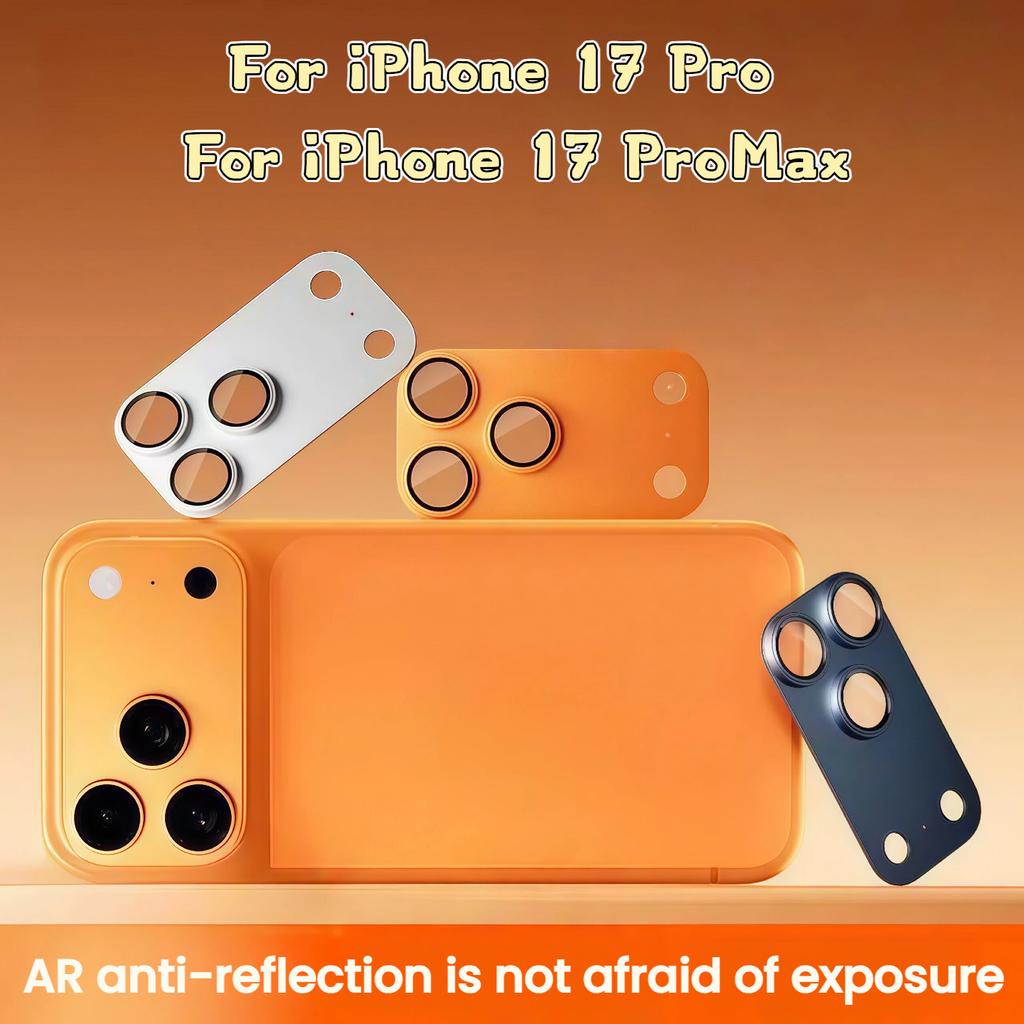 Совместим с iPhone 17 Pro Max - Защита объектива камеры с полным покрытием, AR HD, устойчивая к царапинам, для iPhone 17 Pro