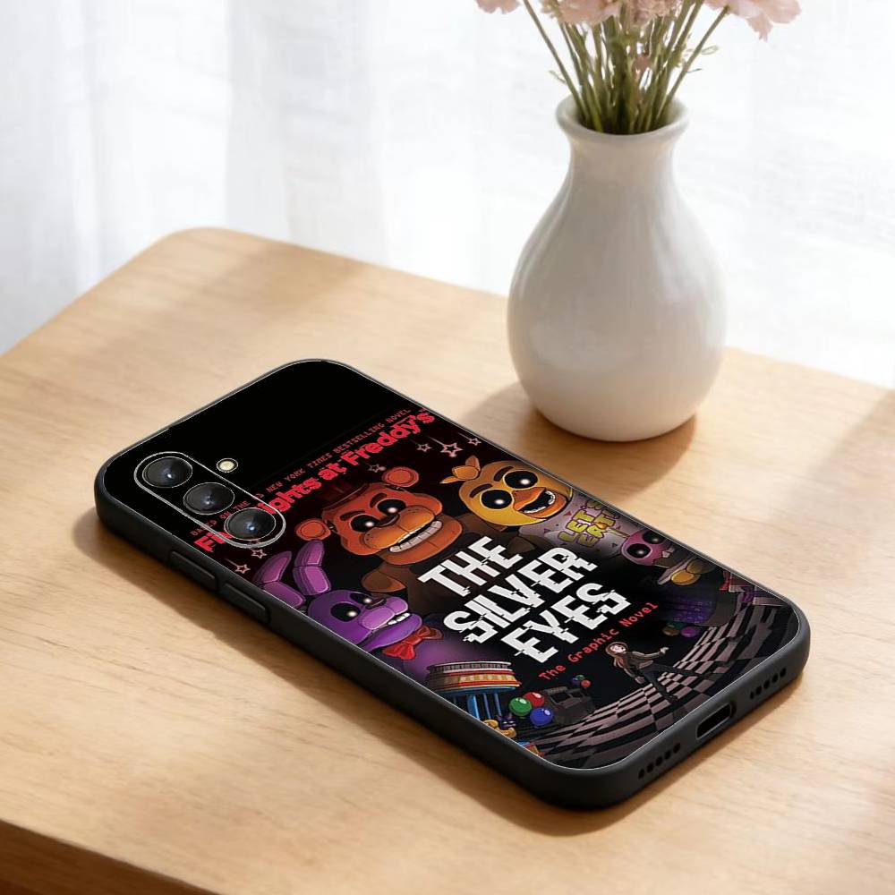 Чехол для телефона Five Nights at Freddy's для Samsung Galaxy A73, A72, A71, A70, A52, A51 Другие Мягкий Черный Чехол