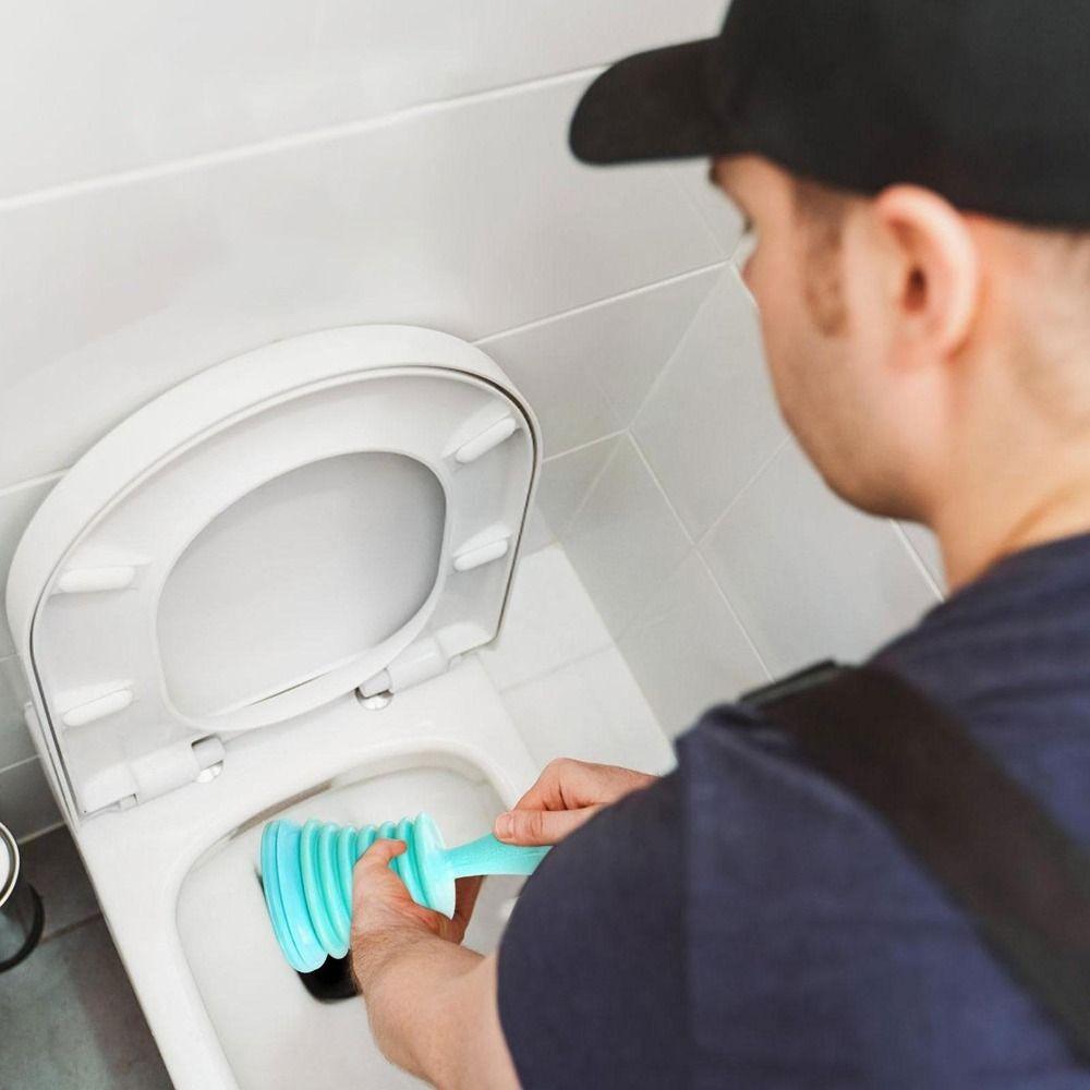With Large Bellow Bathroom Powerful Plunger Manual Pipe Cleaner Powerful Sewer Suction Plug Home