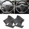 Перфорированный кожаный чехол для Toyota RAV4 2006-2012 Yaris 2007-2011 Vios 2008-2013, ручное шитье, накладка на руль автомобиля