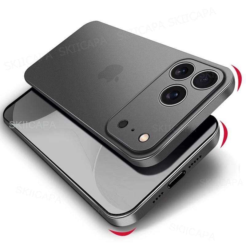 Ультратонкий матовый чехол для телефона 0,3 мм для iPhone 17 Pro Max 17 Air Полупрозрачная матовая мягкая PP-накладка для iPhone 17Pro